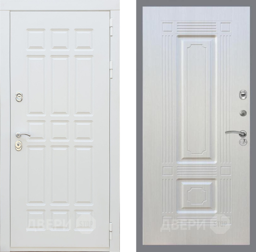 Входная металлическая Дверь Рекс (REX) 8 Силк Сноу FL-2 Лиственница беж в Фрязино