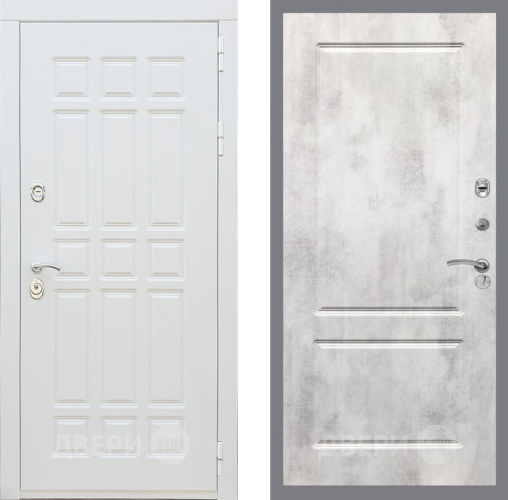 Дверь Рекс (REX) 8 Силк Сноу FL-117 Бетон светлый в Фрязино