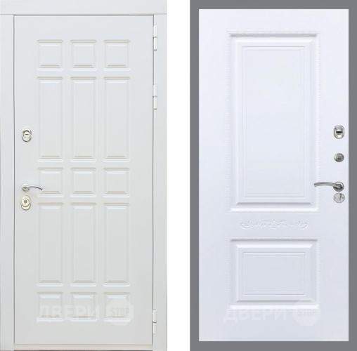 Входная металлическая Дверь Рекс (REX) 8 Силк Сноу Смальта Силк Сноу в Фрязино