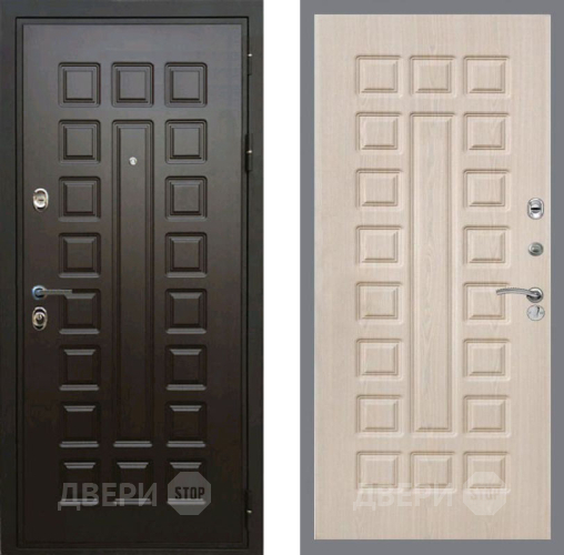 Входная металлическая Дверь Рекс (REX) Премиум 3к FL-183 Беленый дуб в Фрязино