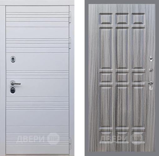 Входная металлическая Дверь Рекс (REX) 14 Силк Сноу FL-33 Сандал грей в Фрязино