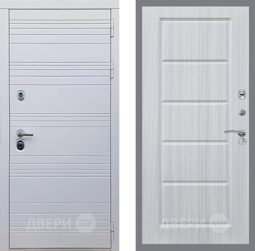 Входная металлическая Дверь Рекс (REX) 14 Силк Сноу FL-39 Сандал белый в Фрязино