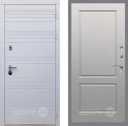 Входная металлическая Дверь Рекс (REX) 14 Силк Сноу FL-117 Грей софт в Фрязино