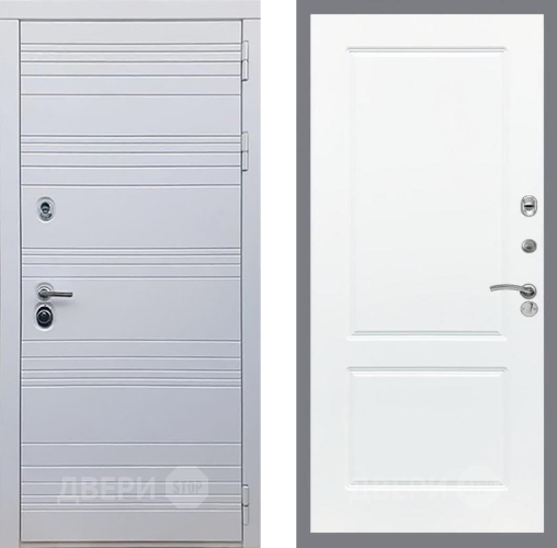 Входная металлическая Дверь Рекс (REX) 14 Силк Сноу FL-117 Силк Сноу в Фрязино