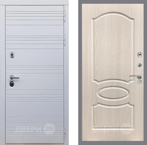 Дверь Рекс (REX) 14 Силк Сноу FL-128 Беленый дуб в Фрязино