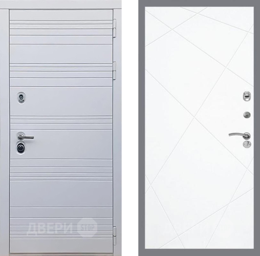 Входная металлическая Дверь Рекс (REX) 14 Силк Сноу FL-291 Силк Сноу в Фрязино