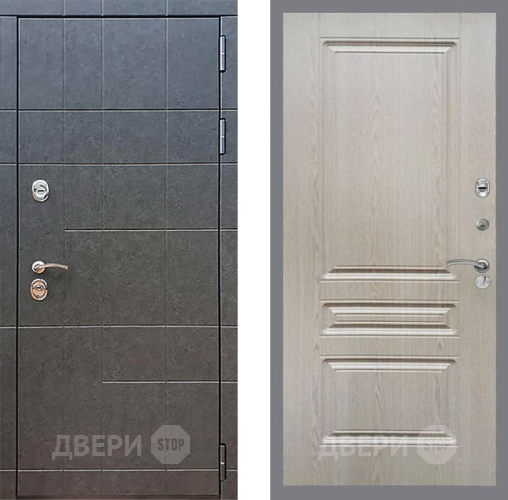 Входная металлическая Дверь Рекс (REX) 21 FL-243 Беленый дуб в Фрязино