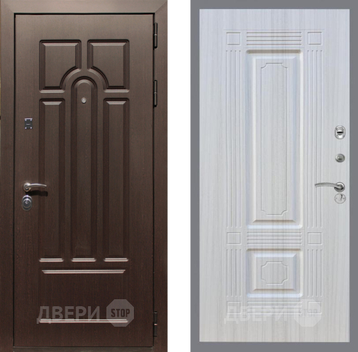 Входная металлическая Дверь Рекс (REX) Эврика FL-2 Сандал белый в Фрязино