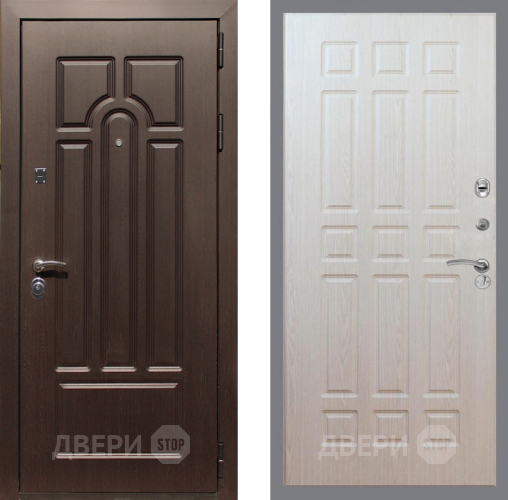 Входная металлическая Дверь Рекс (REX) Эврика FL-33 Беленый дуб в Фрязино