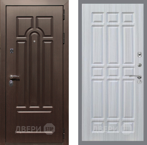 Входная металлическая Дверь Рекс (REX) Эврика FL-33 Сандал белый в Фрязино