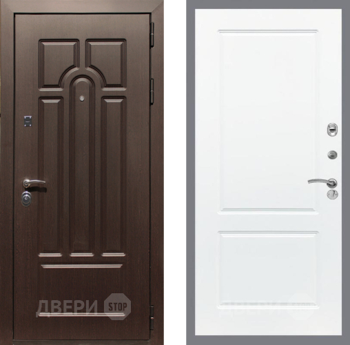 Входная металлическая Дверь Рекс (REX) Эврика FL-117 Силк Сноу в Фрязино