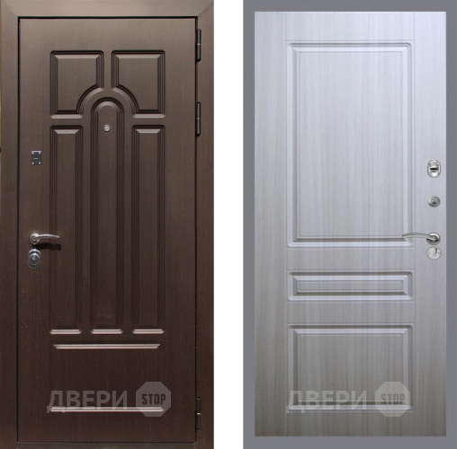 Входная металлическая Дверь Рекс (REX) Эврика FL-243 Сандал белый в Фрязино