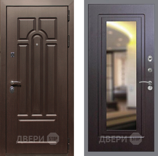 Входная металлическая Дверь Рекс (REX) Эврика FLZ-120 Венге в Фрязино