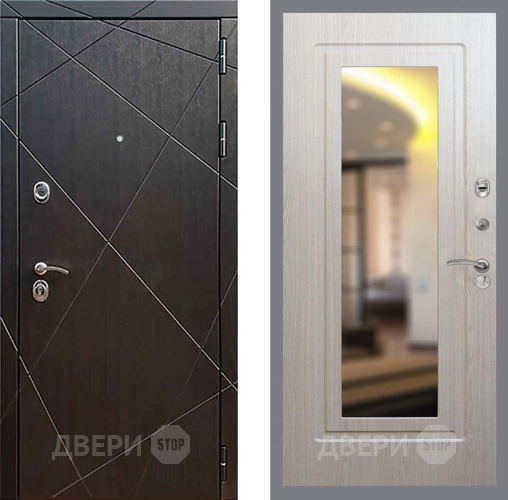 Входная металлическая Дверь Рекс (REX) 13 Венге FLZ-120 Беленый дуб в Фрязино