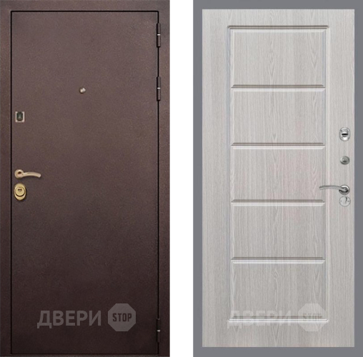 Входная металлическая Дверь Рекс (REX) Лайт 3К FL-39 Беленый дуб в Фрязино