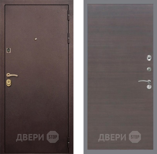 Входная металлическая Дверь Рекс (REX) Лайт 3К GL венге поперечный в Фрязино