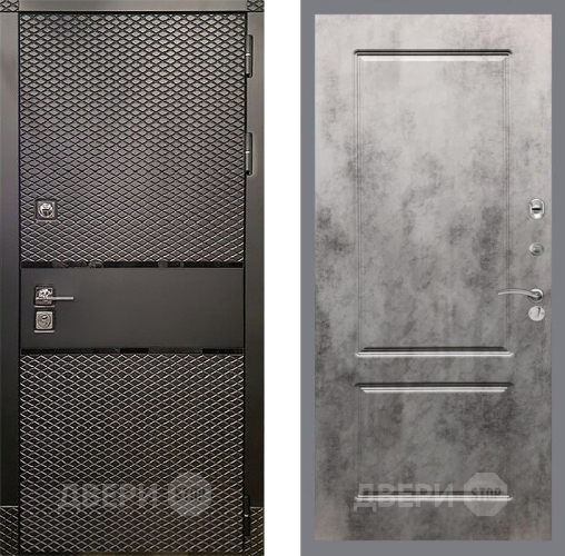 Дверь Рекс (REX) 15 Черный Кварц FL-117 Бетон темный в Фрязино