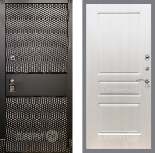 Входная металлическая Дверь Рекс (REX) 15 Черный Кварц FL-243 Лиственница беж в Фрязино