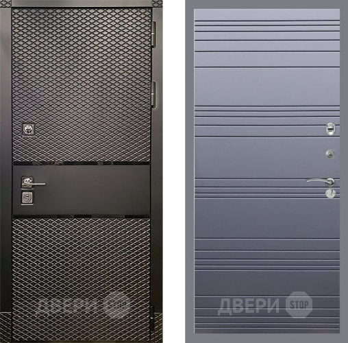 Дверь Рекс (REX) 15 Черный Кварц Line Силк титан в Фрязино