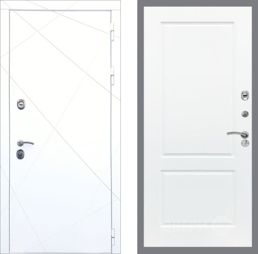 Входная металлическая Дверь Рекс (REX) 13 Силк Сноу FL-117 Силк Сноу в Фрязино