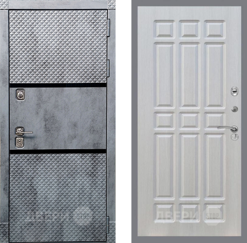 Входная металлическая Дверь Рекс (REX) 15 Бетон Темный FL-33 Лиственница беж в Фрязино