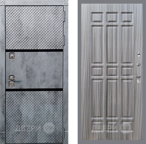 Входная металлическая Дверь Рекс (REX) 15 Бетон Темный FL-33 Сандал грей в Фрязино