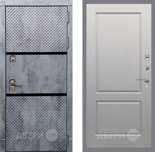 Дверь Рекс (REX) 15 Бетон Темный FL-117 Грей софт в Фрязино