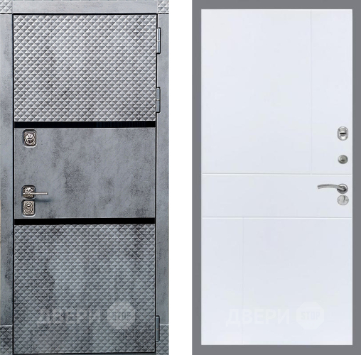 Входная металлическая Дверь Рекс (REX) 15 Бетон Темный FL-290 Силк Сноу в Фрязино