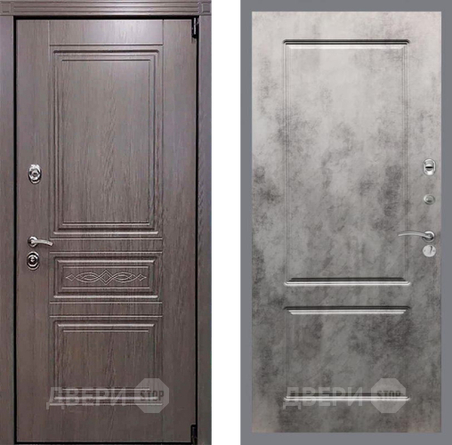 Входная металлическая Дверь Рекс (REX) Премиум-S FL-117 Бетон темный в Фрязино