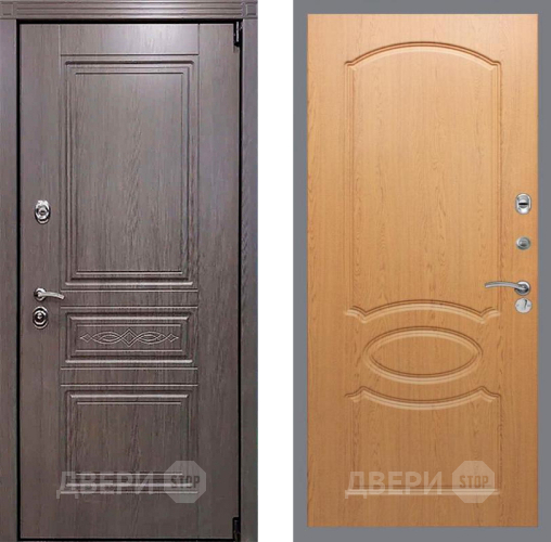 Входная металлическая Дверь Рекс (REX) Премиум-S FL-128 Дуб в Фрязино