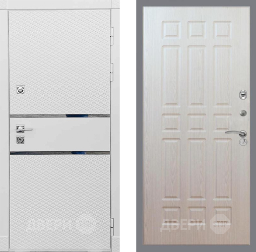 Входная металлическая Дверь Рекс (REX) 15 Силк Сноу FL-33 Беленый дуб в Фрязино