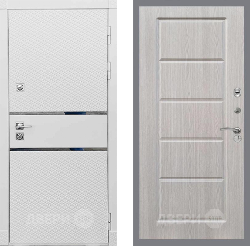 Входная металлическая Дверь Рекс (REX) 15 Силк Сноу FL-39 Беленый дуб в Фрязино