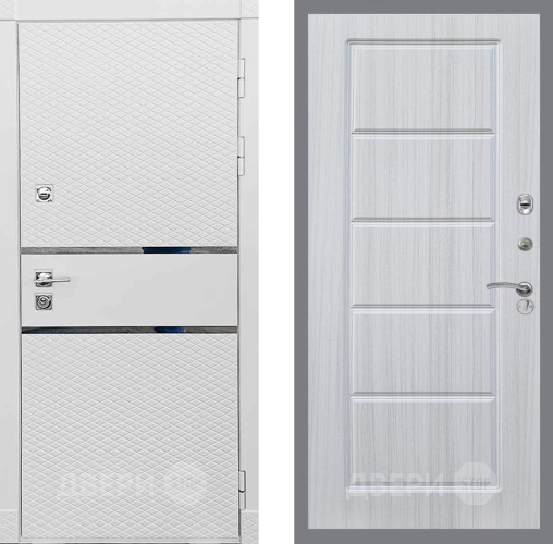 Входная металлическая Дверь Рекс (REX) 15 Силк Сноу FL-39 Сандал белый в Фрязино