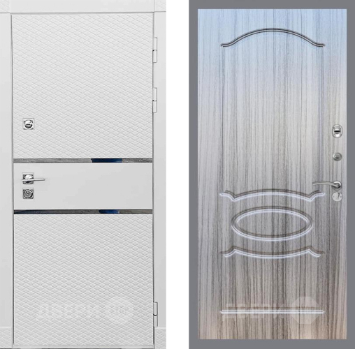 Входная металлическая Дверь Рекс (REX) 15 Силк Сноу FL-128 Сандал грей в Фрязино