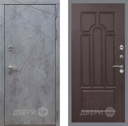 Входная металлическая Дверь Рекс (REX) 13 Бетон Темный FL-58 Венге в Фрязино