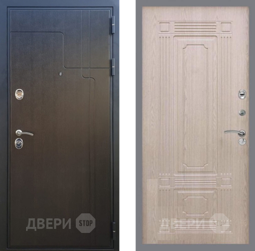 Входная металлическая Дверь Рекс (REX) Премиум-246 FL-2 Беленый дуб в Фрязино