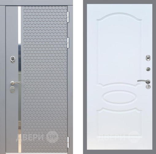 Входная металлическая Дверь Рекс (REX) 24 FL-128 Белый ясень в Фрязино