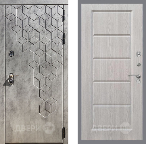 Входная металлическая Дверь Рекс (REX) 23 FL-39 Беленый дуб в Фрязино