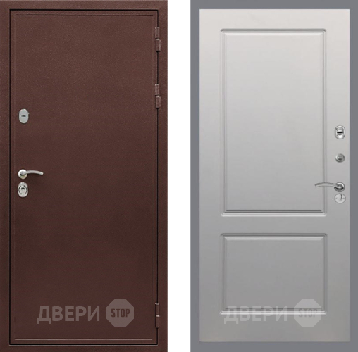 Входная металлическая Дверь Рекс (REX) 5 металл 3 мм FL-117 Грей софт в Фрязино