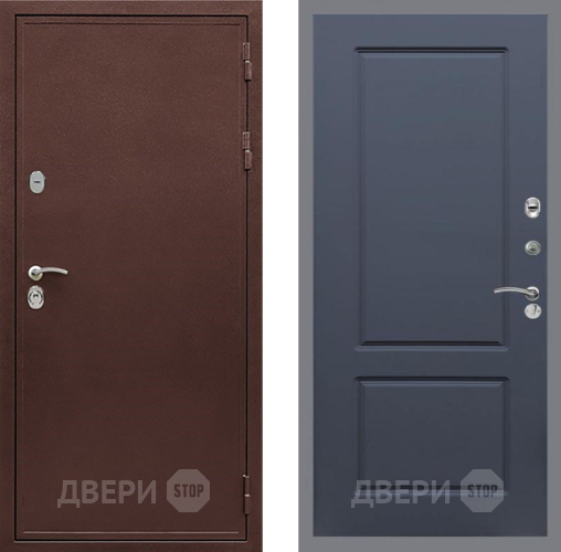 Входная металлическая Дверь Рекс (REX) 5 металл 3 мм FL-117 Силк титан в Фрязино