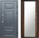 Входная металлическая Дверь Престиж TERMO с терморазрывом Премиум Грэй Зеркало Дуб в Фрязино