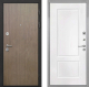 Входная металлическая Дверь Интекрон (INTECRON) Гектор Венге Коричневый КВ-2 Белый матовый в Фрязино