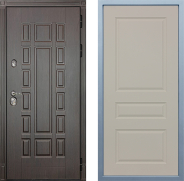 Дверь Дива МХ-53 STR Д-13 Шампань 860х2050 мм