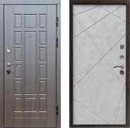 Дверь Престиж Престиж Лучи Бетон светлый 860х2050 мм