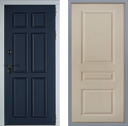 Дверь Заводские двери Стокгольм Стокгольм Шампань 860х2050 мм