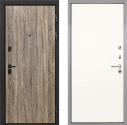 Дверь Интекрон (INTECRON) Профит Black Дуб Турин Гладкая Слоновая кость 860х2050 мм