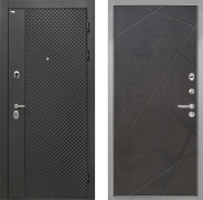 Дверь Интекрон (INTECRON) Олимпия Black 4К Лучи-М Венге распил кофе 860х2050 мм